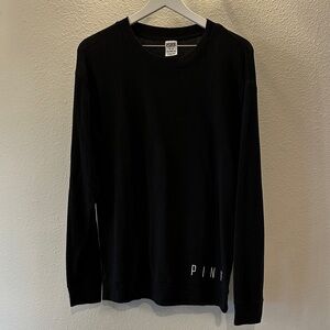 PINK Victoria's Secret Black Long Sleeve Top